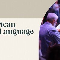 Logo for A Study of American Sign Language