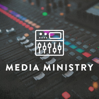 Logo for Audio/Visual Ministry