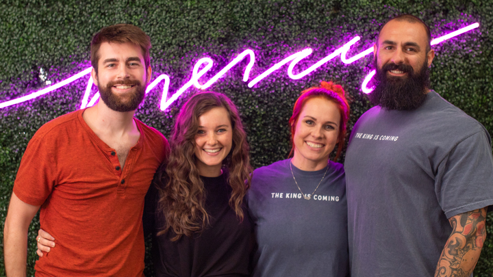 Logo for Community for Couples | Kat + Nathan Robinson with Julianne + Chaz Wilson