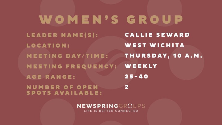 Logo for Women's Group - Callie Seward