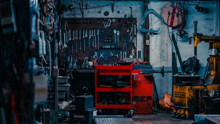 Logo for Taco Tuesday, Men and Machine