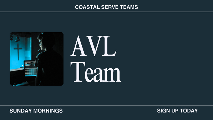 Logo for Audio/Video/Lighting Team