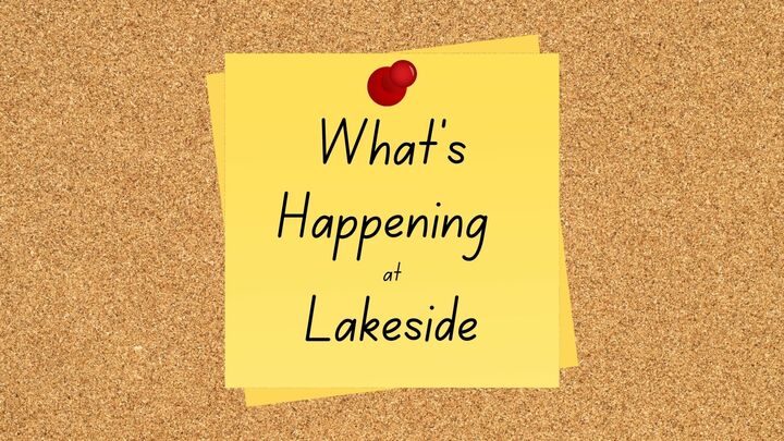 Logo for What's Happening at Lakeside