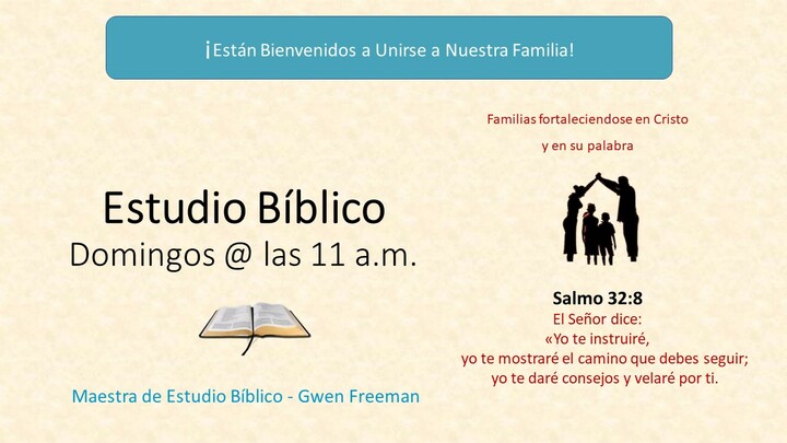 Logo for Gwen Freeman - Connect Group (Spanish Speaking-All Ages)