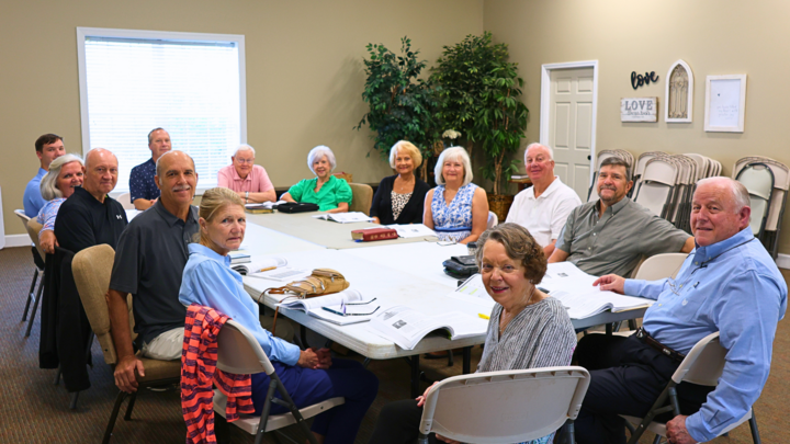 Logo for Retired and Semi-retired Adults - Sunday Mornings