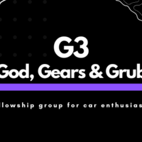 Logo for G3 (God, Gears & Grub)