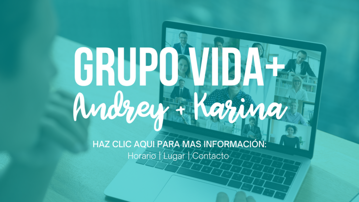 Logo for Grupo Vida+ | Andrey & Karina Avila