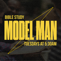 Logo for Men's Morning Study - Model Man