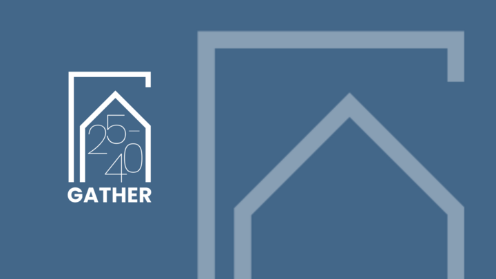 Logo for Gather: 25-40 Mixed Adults Large Group