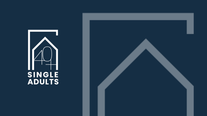 Logo for Single Adults 40+: Large Group