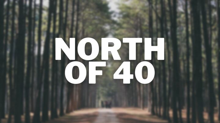 Logo for North of 40 - activity group for those over 40