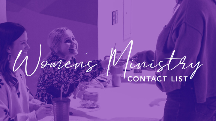 Logo for FBC Midlothian Women's Ministry Contact List