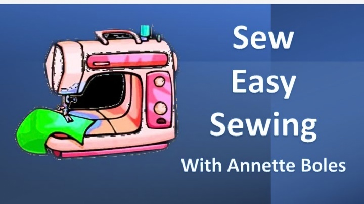 Logo for SewEasySewing led by Annette Boles