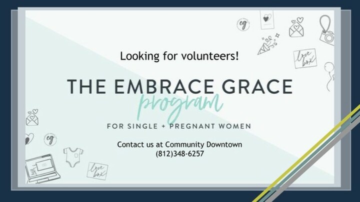 Logo for Embrace Grace/Life  Volunteer Team