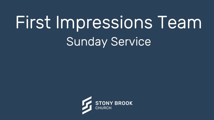 Logo for Sunday - First Impressions Team