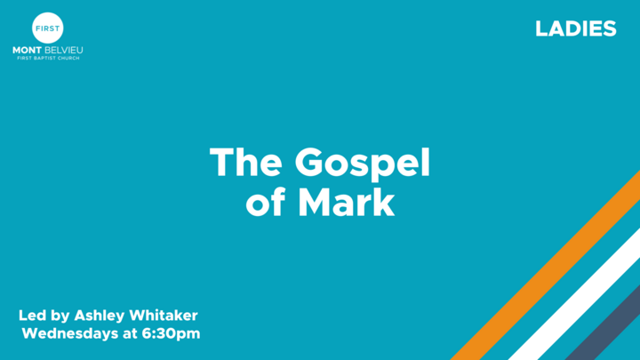 Logo for The Gospel of Mark (led by Ashley Whitaker)