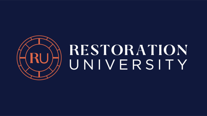 Logo for Restoration University - "My Restoration"