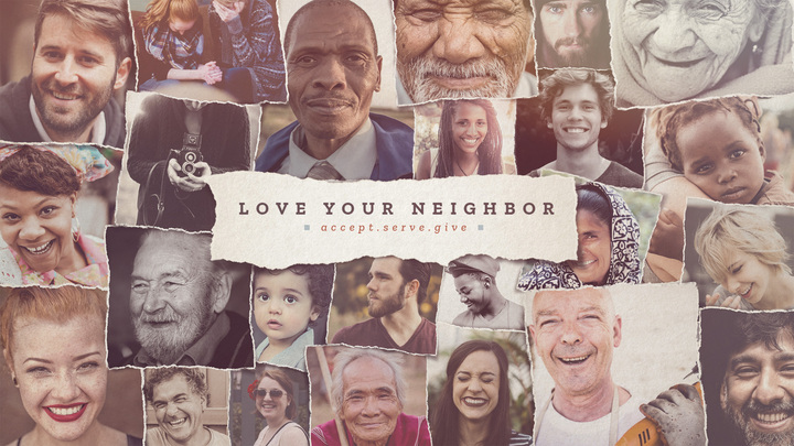 Logo for Love Your Neighbour Bulletin Board