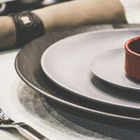 Logo for Dinner and the Word