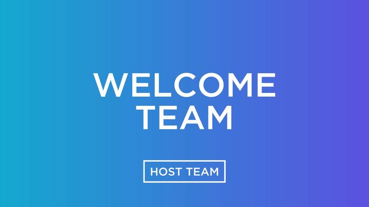 Logo for Host Team: Welcome Team