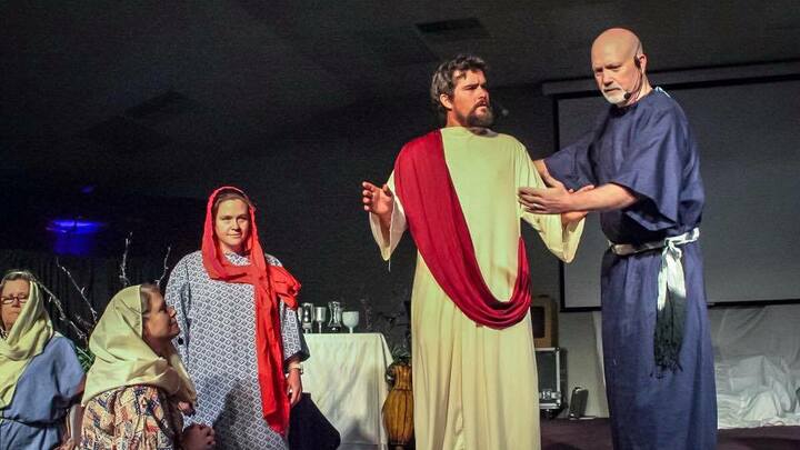 Logo for Acting Out for Jesus