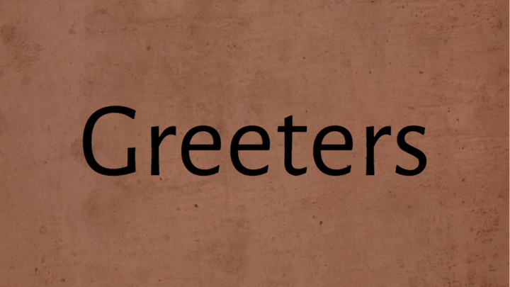 Logo for Greeters