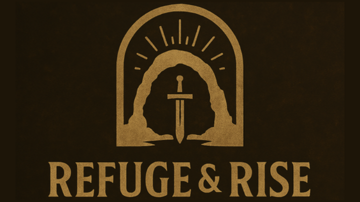 Logo for Men's Study Group - Refuge & Rise