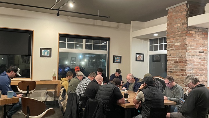 Logo for Men's - Bible Study @ Cathedral Coffee - Hosted by Timmy Rotter