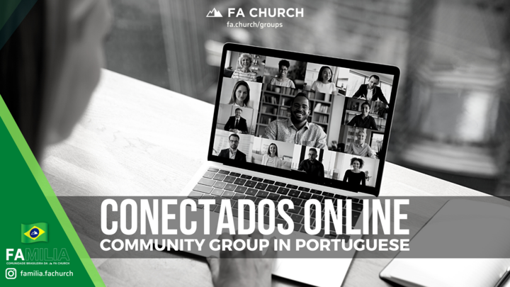 Logo for Conectados Online Brazilians @ FA