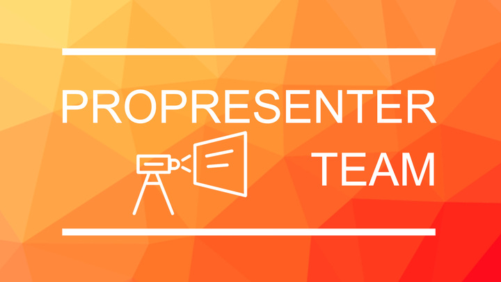 Logo for ProPresenter - team
