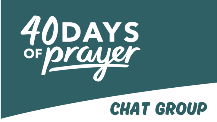 Logo for 40 Days of Prayer Chat Group