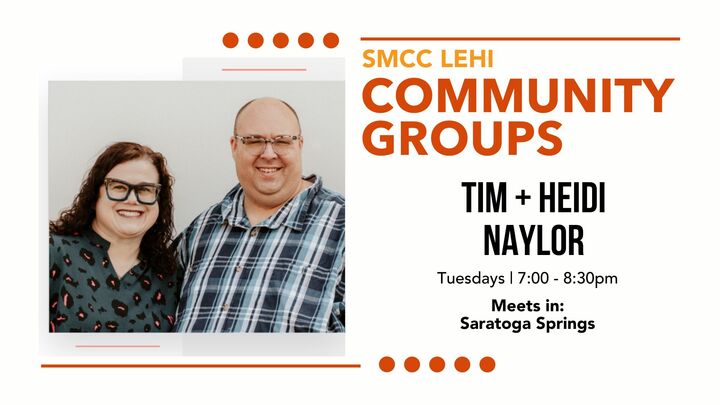 Logo for Tim + Heidi Naylor | Lehi Community Group