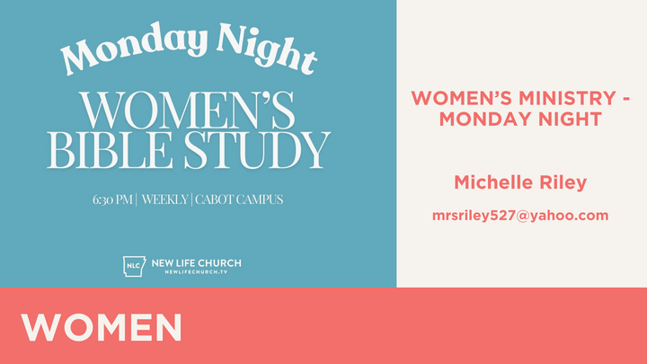 Logo for WOMEN | Women's Ministry | Monday Night Bible Study