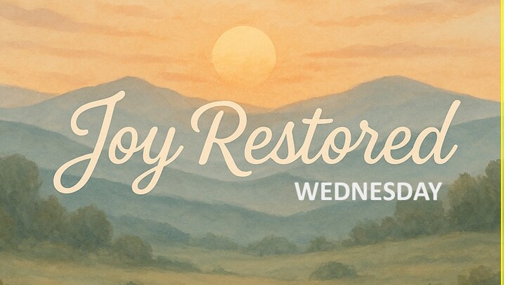 Logo for Joy Restored - Anxiety & Depression Support Group (Online WEDNESDAY)