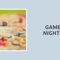 Logo for Game Nights - Saturdays