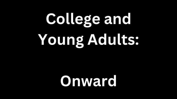 Logo for College and Young Adults: Onward