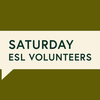 Logo for ESL Saturday Night Volunteers