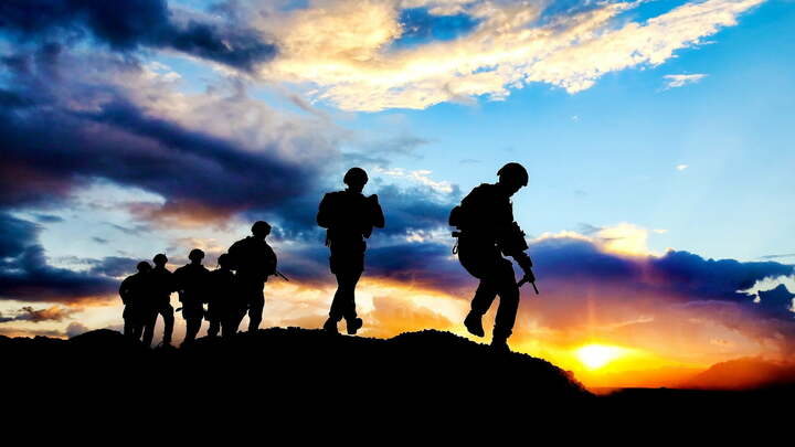 Logo for Vanguard Men's Ministry