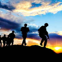 Logo for Vanguard Men's Ministry