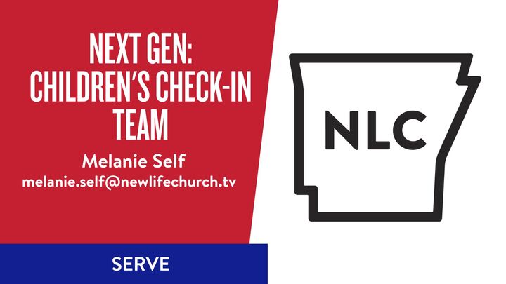 Logo for SERVE: NEXT GEN: Children's Check-In Team
