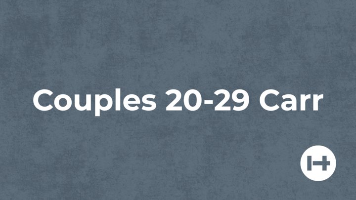 Logo for Couples 20-29 Carr