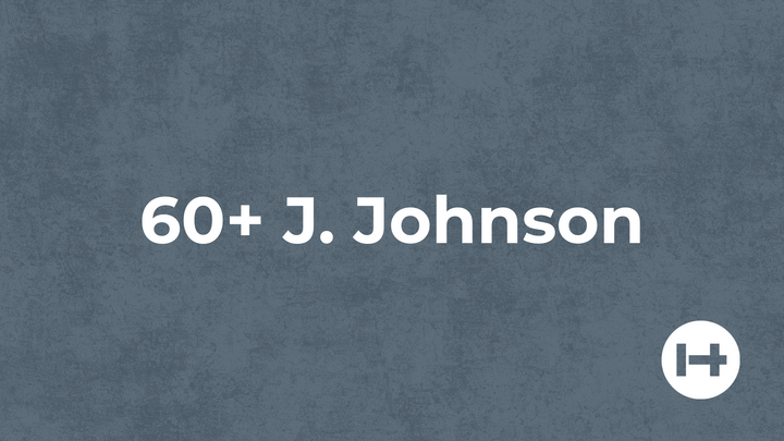 Logo for 60+ J. Johnson