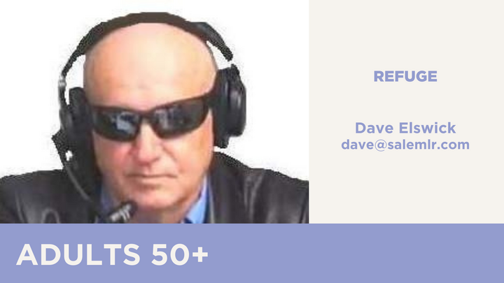 Logo for ADULTS 50+ | Refuge