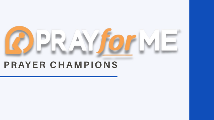 Logo for Pray for Me Prayer Champions