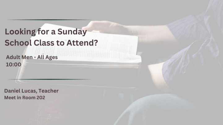 Logo for Sunday Men's Small Group | Daniel Lucas