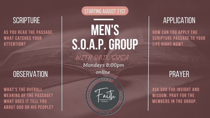 Logo for Online SOAP Group on Mondays with Onix Sosa