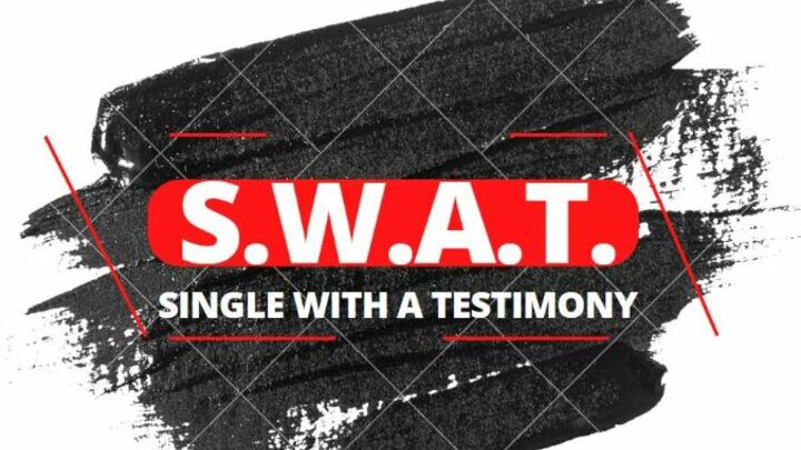 Logo for S.W.A.T. (Single With a Testimony)