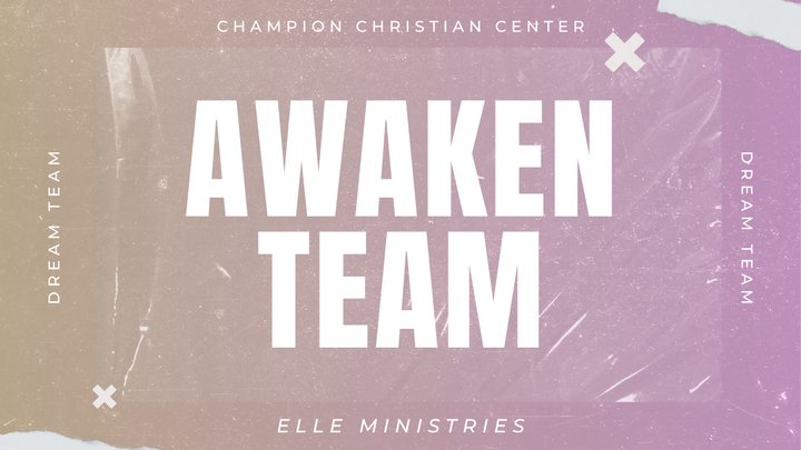 Logo for Awaken- Elle Ministries Outreach Team