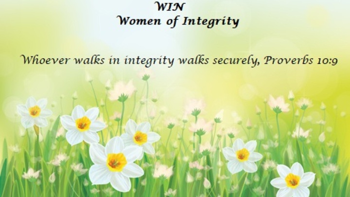 Logo for WIN Women of Integrity Now