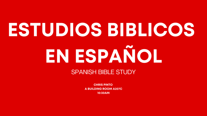 Logo for Spanish Bible Study - Chris Pinto | C Building - C211